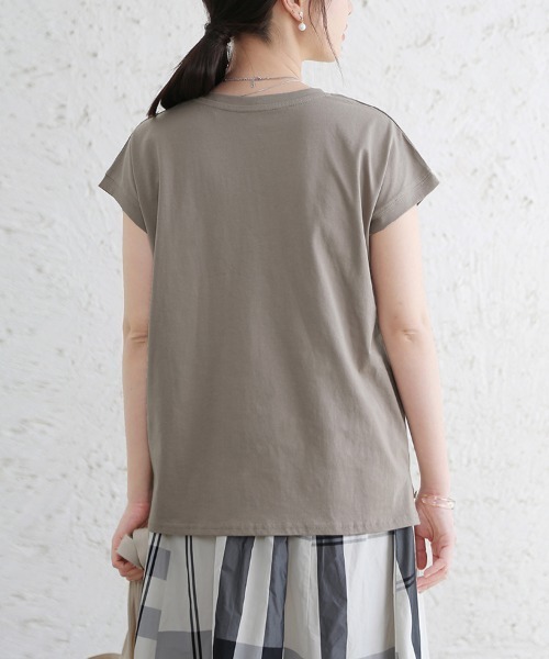 tシャツ コットン半袖シンプルTシャツ レディース : ZOZOTOWN