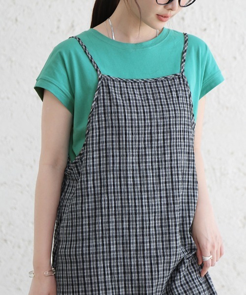 tシャツ コットン半袖シンプルTシャツ レディース : ZOZOTOWN
