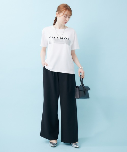 tシャツ TRANOI 箔ロゴTRANOI.TEE レディース TRANOI tシャツ TRANOI. TRANOI.TEE レディース : ZOZOTOWN