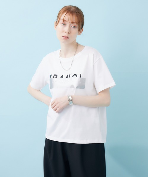 tシャツ ドローコードTRANOI Tシャツ レディース Jines tシャツ ドローコードTRANOI Tシャツ レディース