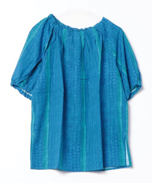 ブラウス シャツ キッドブルー -２４Ｃｈａｌｅｄｏ　Ｐｔ -5分袖トップス -KOWN341 -kidblue レディース
