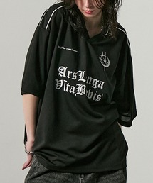 Kith パネル シャツ サッカー ユニフォーム ゲームシャツ メッシュ tシャツ 「Alfred Alex」ハニカムメッシュ ビッグゲームシャツ