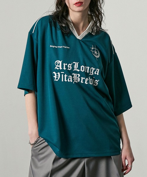 tシャツ 「Alfred Alex」ハニカムメッシュ ビッグゲームシャツ tシャツ 「Alfred Alex」ハニカムメッシュ ビッグゲームシャツ