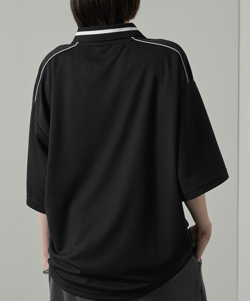 tシャツ 「Alfred Alex」ハニカムメッシュ ビッグゲームシャツ