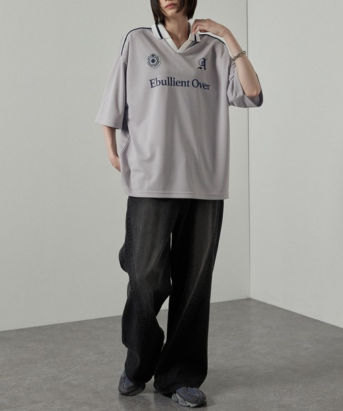 tシャツ 「Alfred Alex」ハニカムメッシュ ビッグゲームシャツ