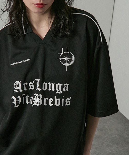 tシャツ 「Alfred Alex」ハニカムメッシュ ビッグゲームシャツ