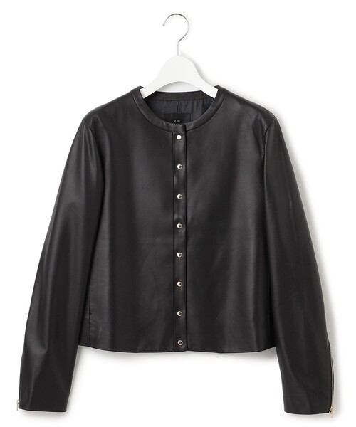 23区 ラムレザー ノーカラージャケット 23区｜ラムレザー ノーカラージャケット | Rakuten Fashion(楽天