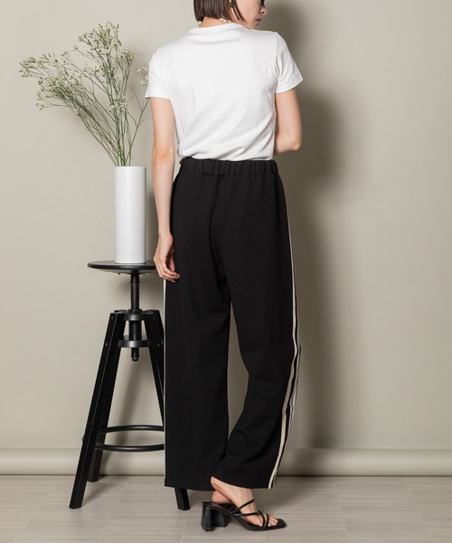 ワイドパンツ ラインパンツ　beauty&youth BEAUTY＆YOUTH UNITED ARROWS パンツ ラインゴム ワイドパンツ