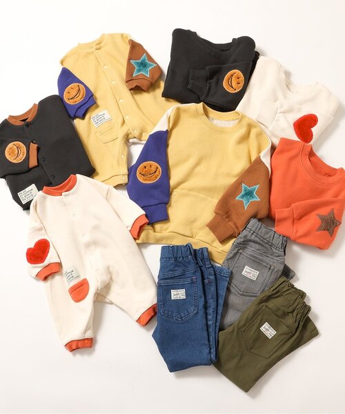 BREEZE トレーナー イロイロパッチトレーナー キッズ 子供服