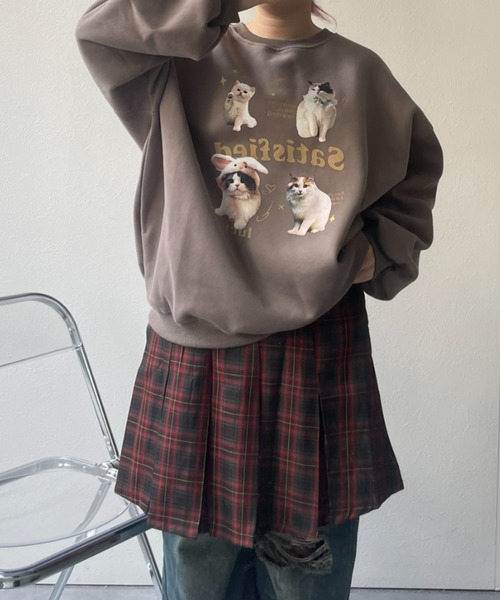 トレーナー スウェット 「UNISEX」CAT FIRST ラグランスウェット レディース mmts トレーナー スウェット 「UNISEX」CAT FIRST ラグラン