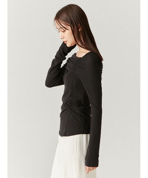 FRAY I.D tシャツ 2wayアシメオフショルフライスカットソー