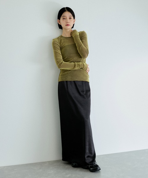 ADAM ET ROPE'（アダムエロペ） tシャツ 「洗える」クルーネック