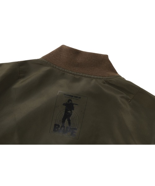 A BATHING APE モッズコート オリーブ A BATHING APE モッズコート オリーブ