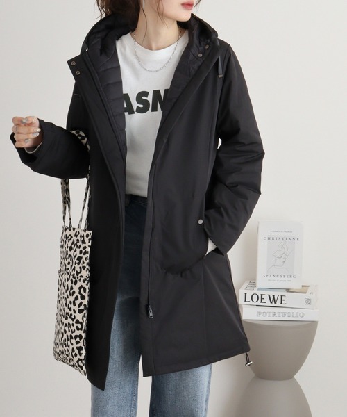 ダウンコート ダウンジャケット BRODIAEA リバーシブルダウンコート