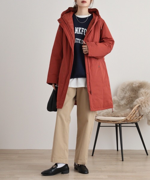 ダウンコート ダウンジャケット BRODIAEA リバーシブルダウンコート