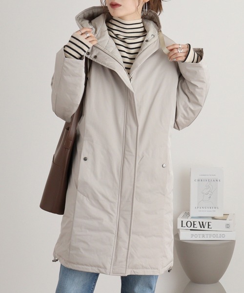 ダウンコート ダウンジャケット BRODIAEA リバーシブルダウンコート