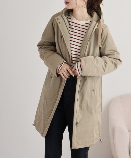 ダウンコート ダウンジャケット BRODIAEA リバーシブルダウンコート