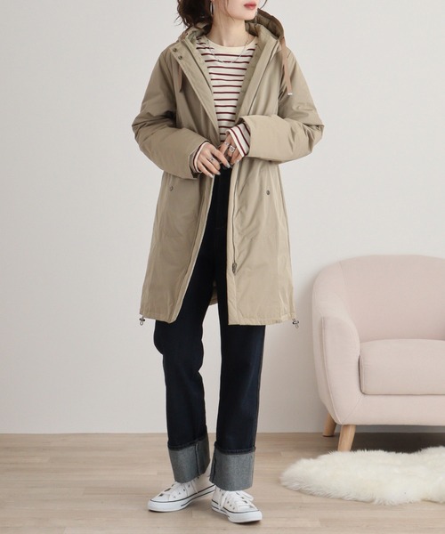 ダウンコート ダウンジャケット BRODIAEA リバーシブルダウンコート