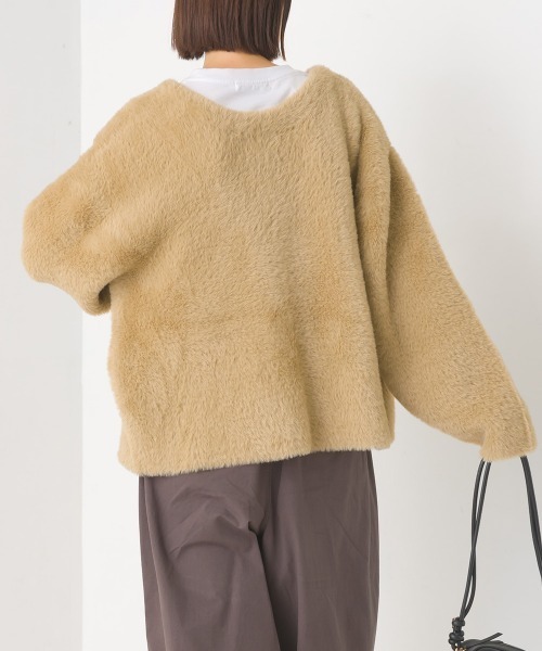 OMNES (オムネス) | フェザーヤーンダブルフェイスカーデ (beige) | トップス カーディガン シンプル 楽天市場】OMNES (オムネス) | フェザーヤーンダブルフェイス