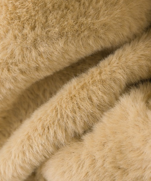 OMNES (オムネス) | フェザーヤーンダブルフェイスカーデ (beige) | トップス カーディガン シンプル OMNES（ファッション） カーディガン フェザーヤーンダブル