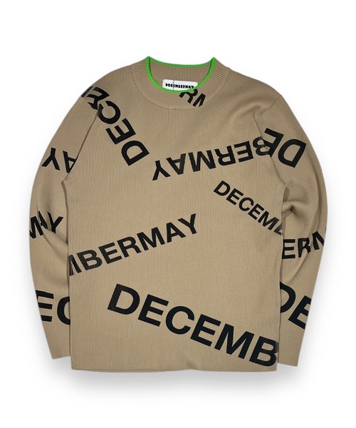 ニット Logo pattern Rib knit レディース（Siena Bicolor Rib