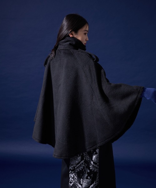 Ellno de Mavie（エルノデメヴィ） ポンチョ シャギーコート