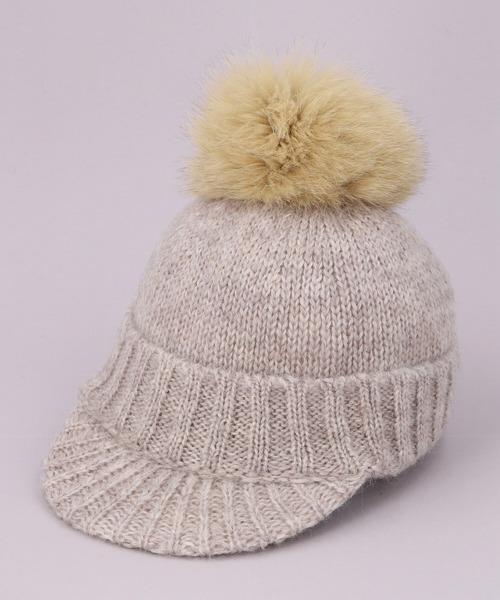 CA4LA（カシラ） ニット帽 ニットキャップ FUWA CAP2 レディース