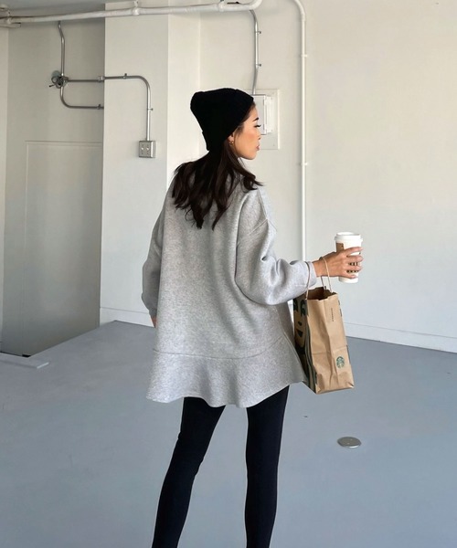 CHERI since1985 トレーナー スウェット 裾フレア裏起毛スウェット