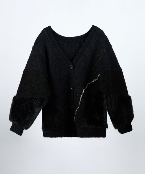 THE MILES カーディガン THEODORIC.dy Material Switching Chain