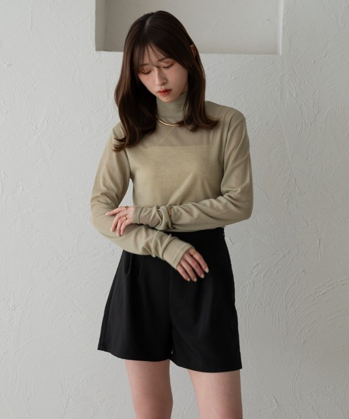 国内配送☆セザンヌ ハイウエスト タック入 ショート パンツ 楽天市場】【今売れてます】 ハイウエスト ショートパンツ