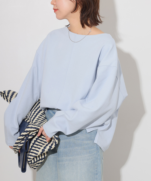 JOURNAL STANDARD relume tシャツ コットンボートネックオーバーサイズ 