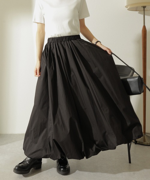 OLUN long balloon skirt バルーンスカートM long balloon skirt/ロングバルーンスカート（スカート）｜OLUN