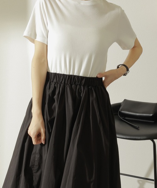 ロング スカート balloon volume long skirt /ギャザー ボリューム