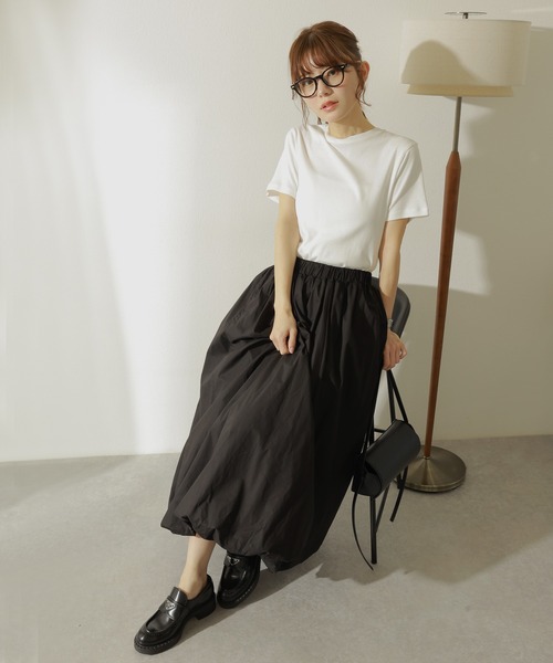 スカート OLUN long balloon skirt / black M OLUN スカート long balloon skirt/ロングバルーンスカート : ZOZOTOWN