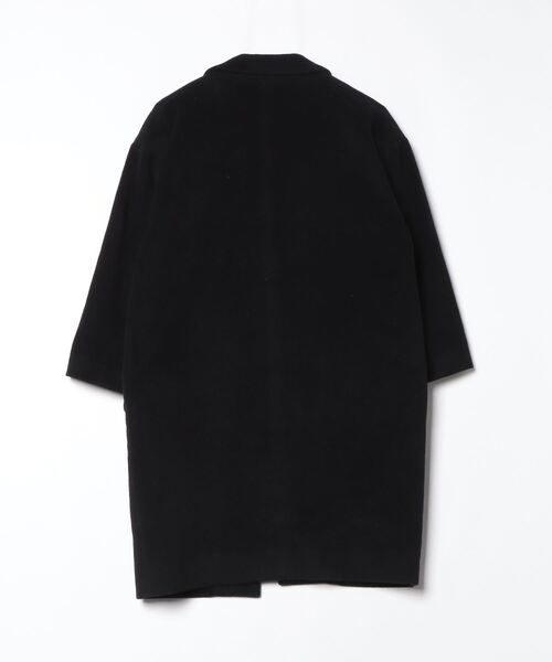 「YOKO CHAN」 ステンカラーコート 36 ブラック レディース_画像2