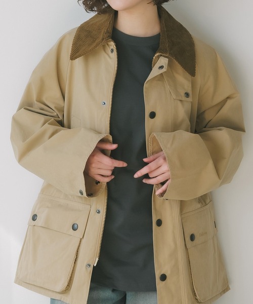 大特価 Barbour ブルゾン アウター Barbour/バブア― PEACHED BEDALE ジャケット・アウター