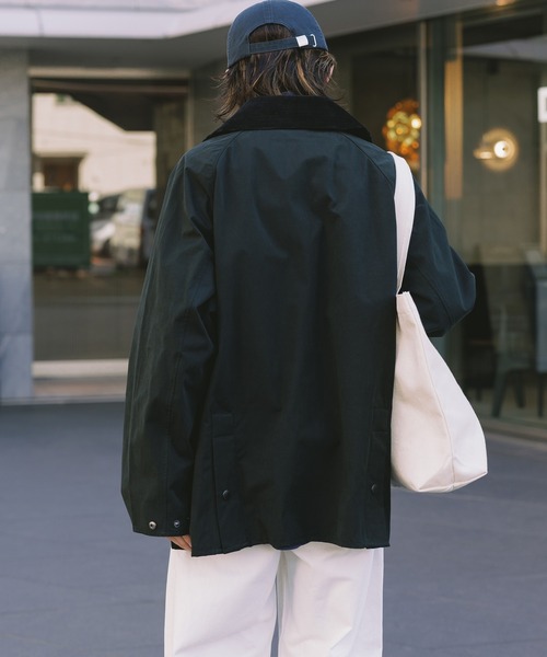 ブルゾン アウター Barbour/バブア― PEACHED BEDALE CASUAL ピーチスキン ブルゾン メンズ レディースの画像