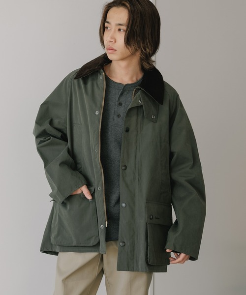 ブルゾン アウター Barbour/バブア― PEACHED BEDALE CASUAL ピーチスキン ブルゾン メンズ レディースの画像