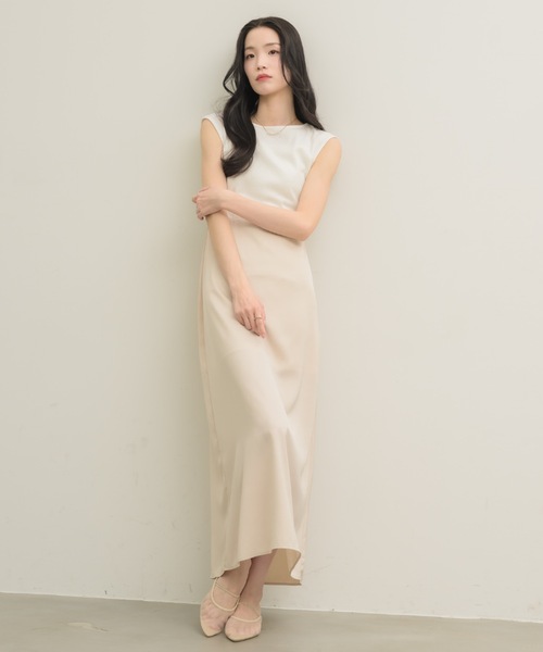 極美品【Reneルネ】ゴムウェストドッキングワンピース38 極美品【Reneルネ】ゴムウェストドッキングワンピース38 - メルカリ