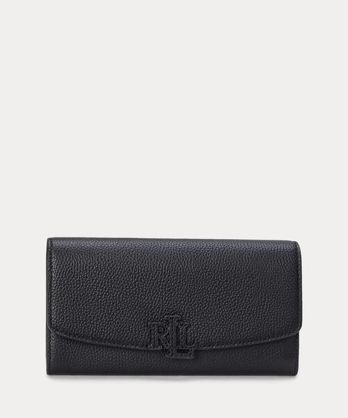 【Ralph Lauren】ペブルド S カメリン フラップ ウォレット LAUREN RALPH 財布 ペブルド ラージ Cameryn フラップ