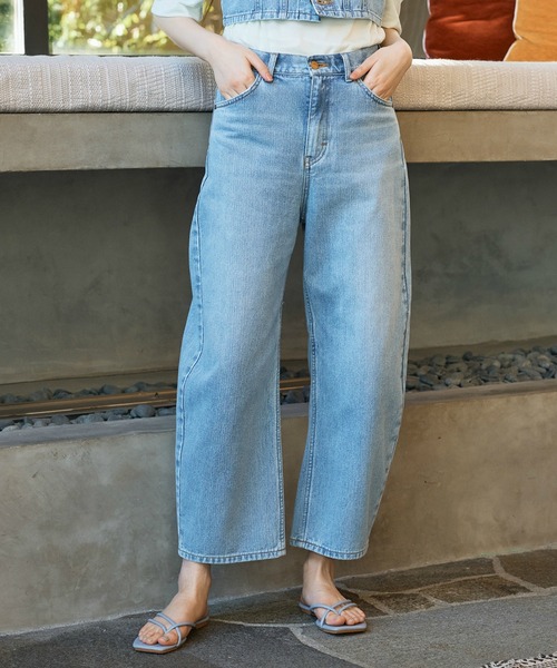 ヒロ）【Lee 】カーペンターパンツW30/L30 デニムブルー Lee ジーンズ デニム デニムパンツ Lee/リー カーブデニムパンツ
