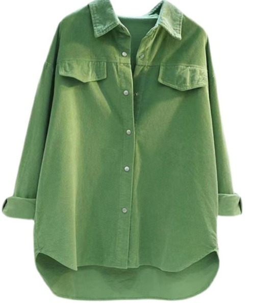 ブラウス シャツ 「着るたびに好きになる、やわらかコーデュロイ