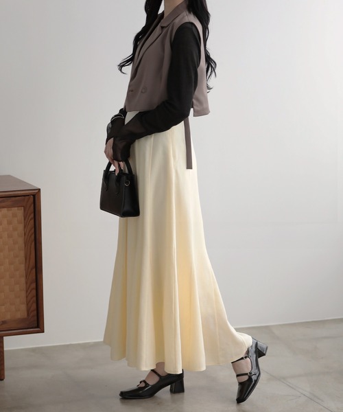 専用　ベージュ フレアスカート スカート フレアロングスカート : ZOZOTOWN Yahoo!店 - 通販 - Yahoo