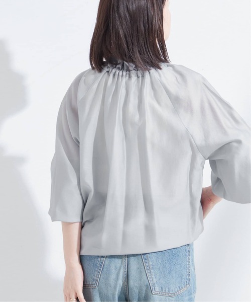 ジャーナルスタンダード　シャイニーリボンブラウス journal standard L'essage ブラウス シャツ 「追加2