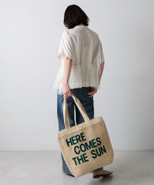 Bou Jeloud ハンドバッグ ペーパーロゴBag : ZOZOTOWN Yahoo!店
