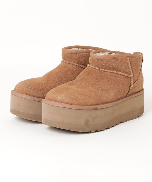 【希少】　UGG　ユナイテッドアローズ　beauty＆YOUTH　ムートン　靴 BEAUTY＆YOUTH UNITED ARROWS 「UGG」ムートンブーツ 6 ブラウン
