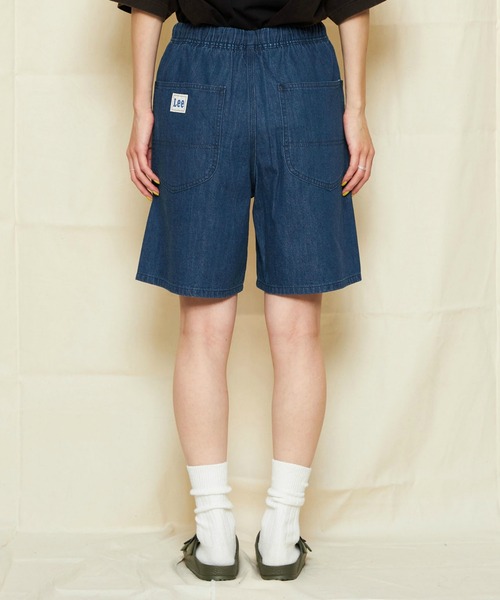 Lee リー ショートパンツ デニムパンツ 綿100% インディゴ レディース Lee ジーンズ デニム デニムパンツ Lee/リー「軽くて涼しい