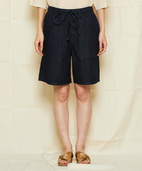 Lee リー ショートパンツ デニムパンツ 綿100% インディゴ レディース Lee ジーンズ デニム デニムパンツ Lee/リー「軽くて涼しい