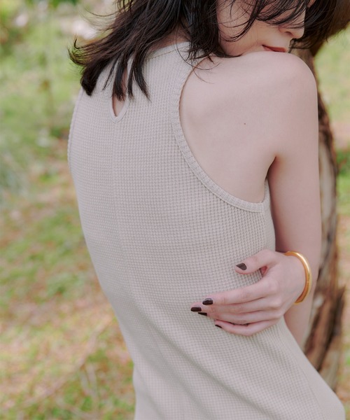 anuans ワンピース ワッフルナローワンピース : ZOZOTOWN Yahoo