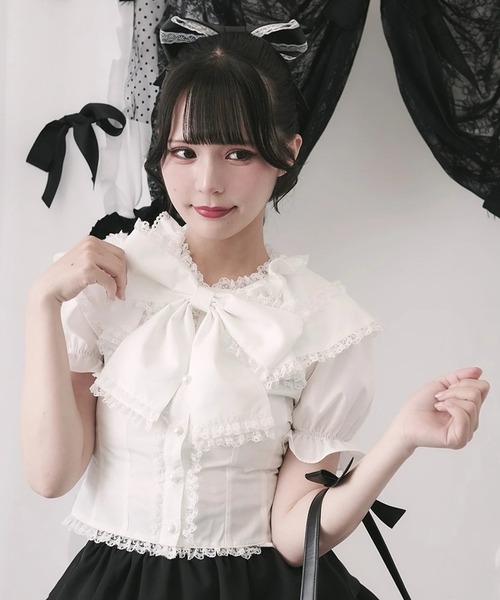 Jamie エーエヌケー ブラウス シャツ ケープゴシックブラウス
